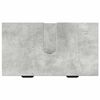 vidaXL Juego de muebles de ba&ntilde;o con caj&oacute;n 2 pcs Gris Concreto