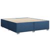 vidaXL Cama sin colch&oacute;n tela azul 180x200 cm