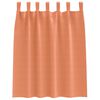 vidaXL Cortinas Opacas con Anillas 2 pcs Terracota 140 x 140 cm