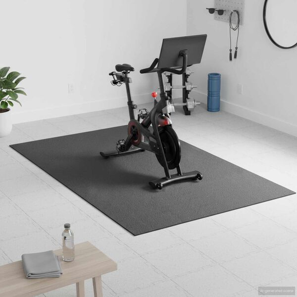 vidaXL Almohadilla de Protecci&oacute;n Deportiva Negro 150 x 75 x 0.6 cm PVC