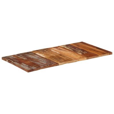 vidaXL Tablero de mesa rectangular madera reciclada 60x120 cm 25-27 mm