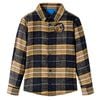 vidaXL Camisa infantil de cuadros amarillo y negro 92