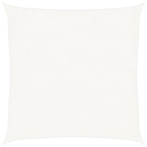 vidaXL Toldo de vela blanco HDPE 160 g/m&sup2; 2,5x2,5 m