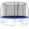 vidaXL Cama el&aacute;stica redonda 366x80 cm 150 kg