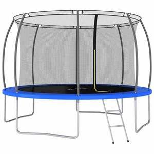 vidaXL Cama el&aacute;stica redonda 366x80 cm 150 kg