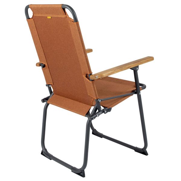 Bo-Camp Silla plegable de camping Bushwick marr&oacute;n