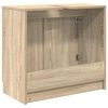 vidaXL Gabinete de Ba&ntilde;o con puerta Roble Sonoma 64,5 x 33,5 x 59 cm