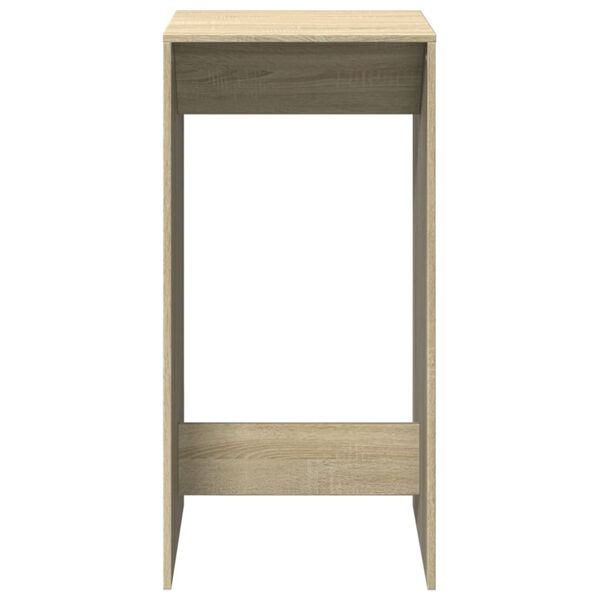 vidaXL Mesa alta de bar madera ingeniería roble Sonoma 51x50x103,5 cm