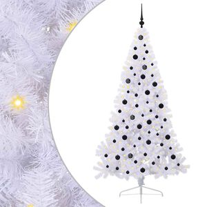 vidaXL &Aacute;rbol de Navidad artificial con 300 LED 210 cm PVC y Acero
