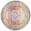 vidaXL Alfombra de interior/exterior dise&ntilde;o vintage ARBIZU &Oslash; 200 cm