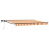 vidaXL Armaz&oacute;n de toldo manual con LEDs 5 x 3,5 m