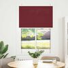 vidaXL Estor Plisado rojo burdeos 100x150 cm Tela Ancho 99,4 cm