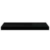 vidaXL Estantes flotantes de pared 2 uds MDF negro 60x23,5x3,8 cm