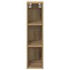 vidaXL Mueble colgante Roble artesanal 20 x 29,5 x 80 cm