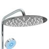 vidaXL Kit de ducha combinado con ducha de mano acero inoxidable