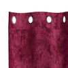 vidaXL Cortinas de Terciopelo 2 pcs Rojo vino tinto 245 x 140 cm