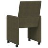 vidaXL Sillas de comedor 2 pcs Verde ejército 57 x 66 x 94 cm