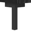 vidaXL Aparador Roble Negro 34,5 x 34 x 90 cm Madera de ingenier&iacute;a