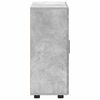 vidaXL Armario de Madera Gris Concreto 88,5 x 30,5 x 73 cm