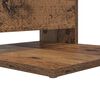 vidaXL Mesa lateral Madera vieja 40 x 35 x 60,5 cm
