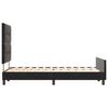 vidaXL Cama tipo Box Spring con cabecera Negro 120 x 190 cm Terciopelo