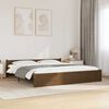 vidaXL Estructura cama sin colchón madera maciza marrón miel 200x200cm