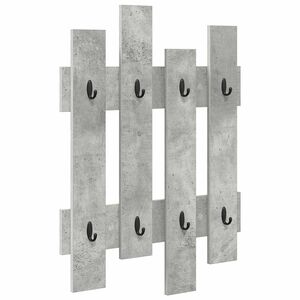 vidaXL Perchero de pared Montada en la pared Gris Concreto