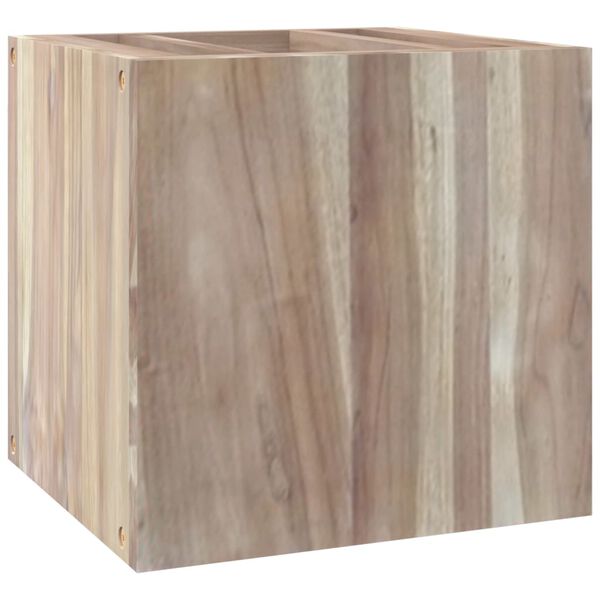 vidaXL Armario de ba&ntilde;o de pared madera maciza de teca 41x38x40 cm