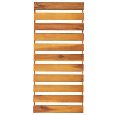 vidaXL Estantería plegable 3 alturas madera acacia marrón 70x31x63 cm