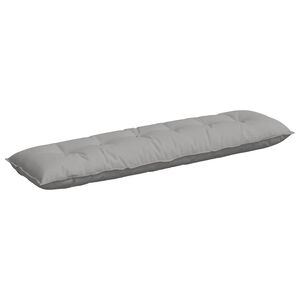 vidaXL Coj&iacute;n de Espalda Gris Nube 180 x 19 x 50 cm tela