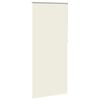 vidaXL Estor enrollable opaco 104,4x230 cm, tela, ancho 100 cm, blanco roto