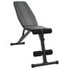 vidaXL Banco de Pesas Manual Negro 131 x 41 x 110 cm