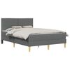 vidaXL Estructura de cama 120 x 190 cm Gris oscuro