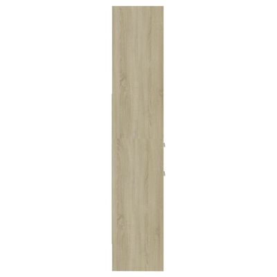 vidaXL Estantería madera contrachapada color roble Sonoma 40x35x180 cm