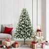 vidaXL &Aacute;rbol de Navidad Artificial Plegable con Nieve Esponjosa 180 cm
