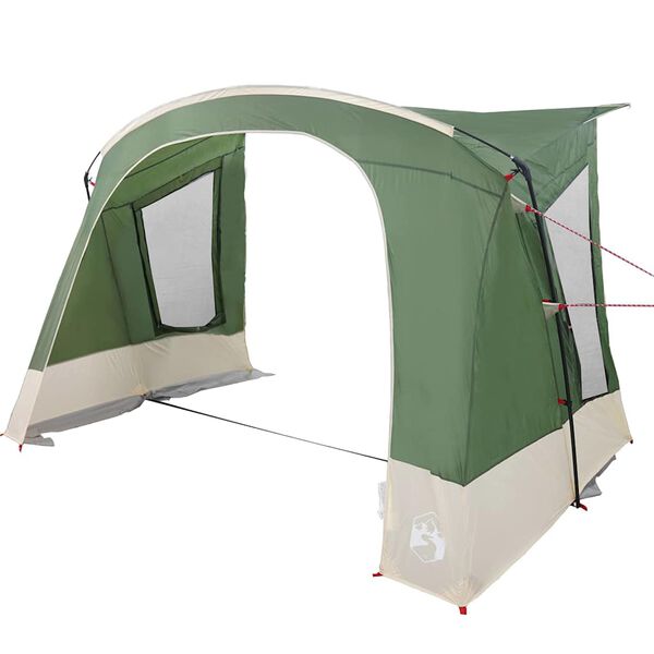 vidaXL Carpa Caravana para 3 Personas Verde 252 x 245 x 245 cm