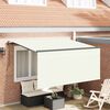 vidaXL Toldo Retr&aacute;ctil Crema 300 x 200 cm tela