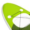 vidaXL Juego de tabla paddle surf inflable verde 300x76x10 cm