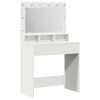 vidaXL Mesa Tocador con espejo 78,5 x 41 x 135 cm Madera de ingenier&iacute;a
