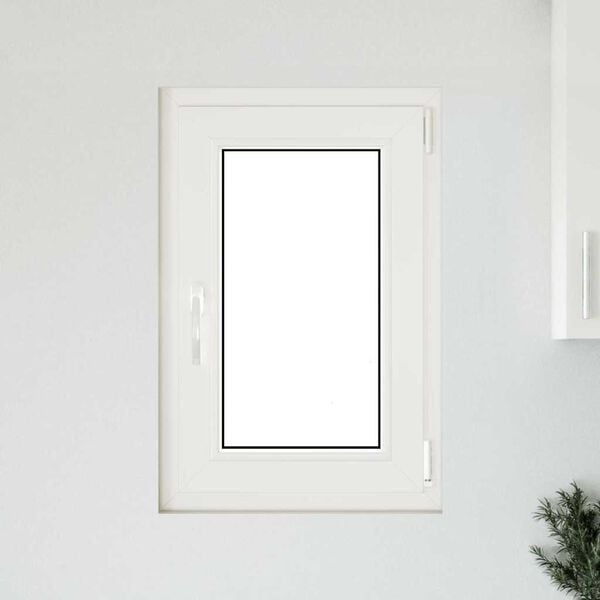 vidaXL Ventana de s&oacute;tano "RISOR" 50x75 cm oscilobatiente DIN derecha antracita
