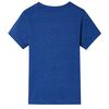 Camiseta infantil azul oscuro m&eacute;lange 116