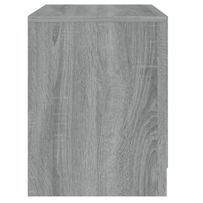vidaXL Mesita noche 2 uds madera ingeniería gris Sonoma 45x34,5x44,5cm