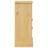 vidaXL Armario de ba&ntilde;o Corona madera maciza de pino 70x33x80 cm