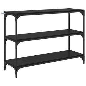 vidaXL Estanter&iacute;a para libros Roble negro 100 x 33 x 70,5 cm