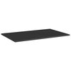 vidaXL Estante estanter&iacute;a 4 uds contrachapada negro brillo 80x50x1,5cm