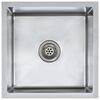 vidaXL Fregadero de cocina hecho a mano acero inoxidable