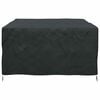 vidaXL Funda para muebles Liso Negro 200 x 150 x 85 cm 210D