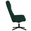 vidaXL Silla de relajaci&oacute;n de terciopelo verde oscuro