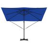 vidaXL Parasol Roma Azul 286 x 285 x 265 cm Poliéster y Aluminio