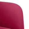 vidaXL Sill&oacute;n con reposabrazos Terciopelo Rojo Vino 54 cm